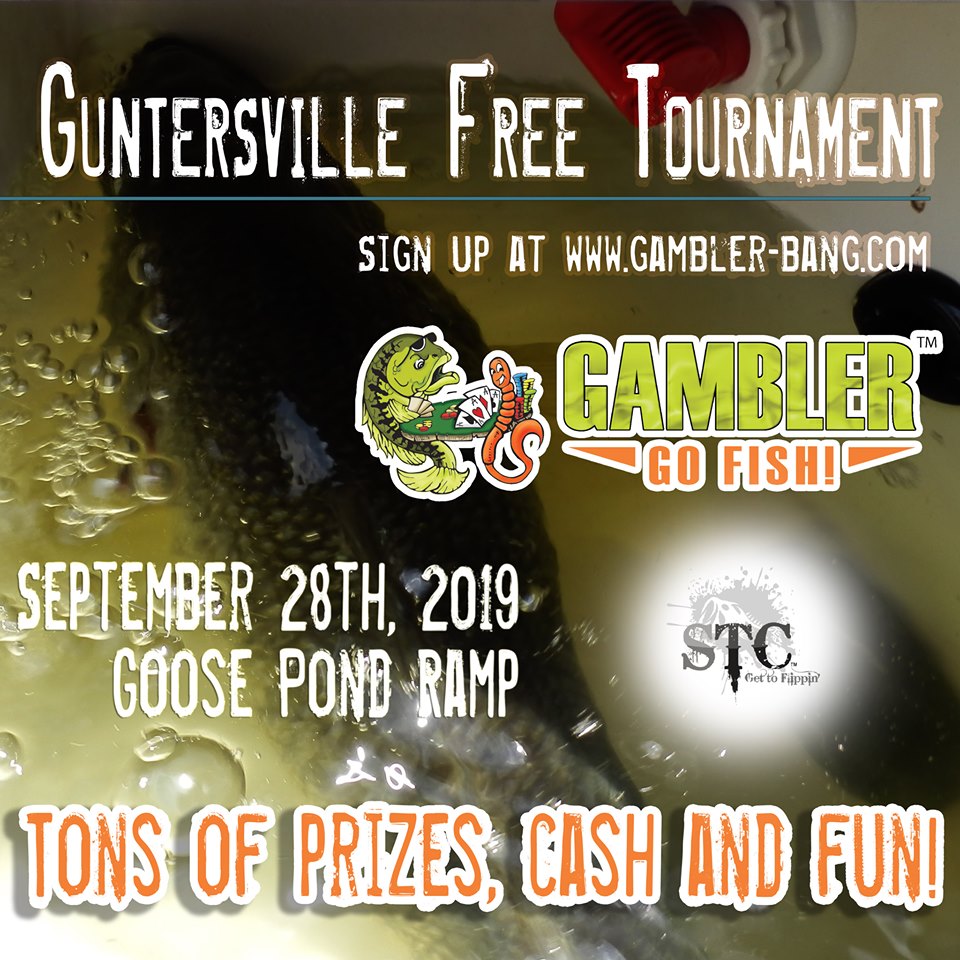 gambler lures free guntersville lake tournament