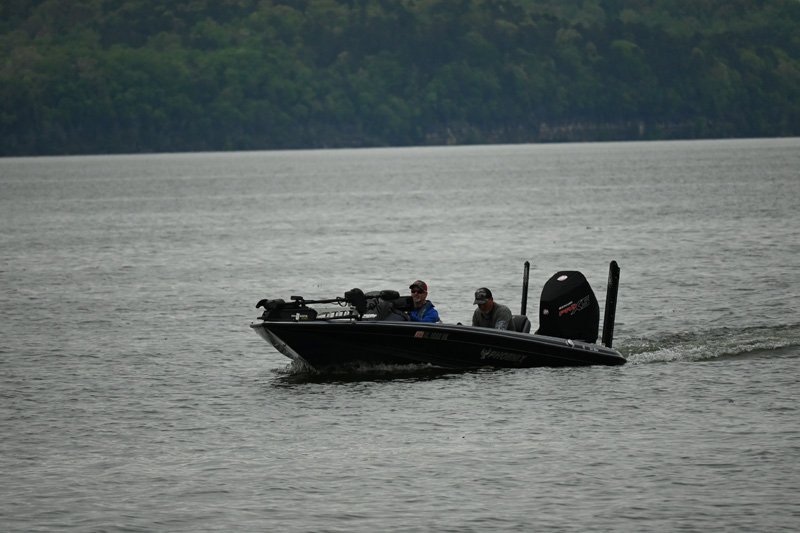 Jeff Kirby and Mark Justice weigh 21.95 lbs. of Lake Guntersville bass ...