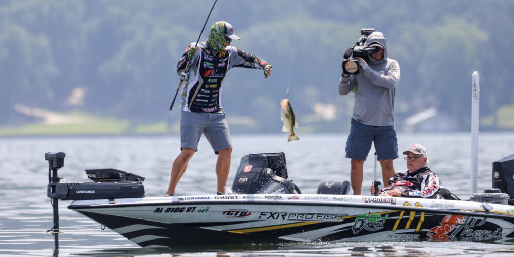 Local Favorite Jacob Wall Takes Day 1 Lead at MLF Bass Pro Tour